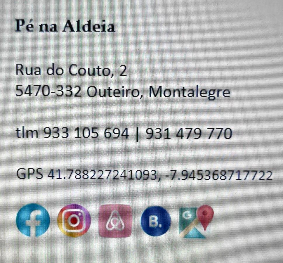 Pe Na Aldeia Outeiro (Tras-Os-Montes)